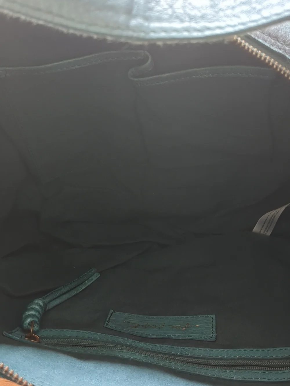 Free People Brixie Convertible Tote Backpack In Evergreen Color - Picture 11 of 12